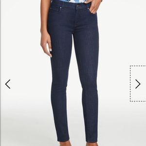 Ann Taylor dark navy/indigo modern fit pants
